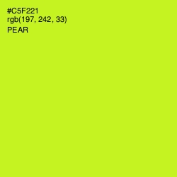 #C5F221 - Pear Color Image
