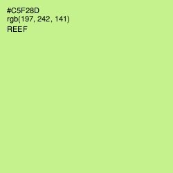 #C5F28D - Reef Color Image