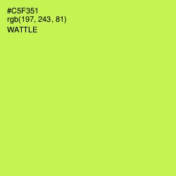 #C5F351 - Wattle Color Image