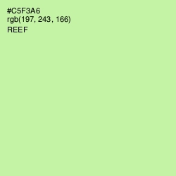 #C5F3A6 - Reef Color Image