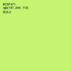 #C5F471 - Sulu Color Image