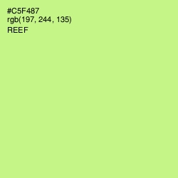 #C5F487 - Reef Color Image