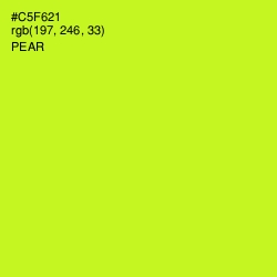 #C5F621 - Pear Color Image