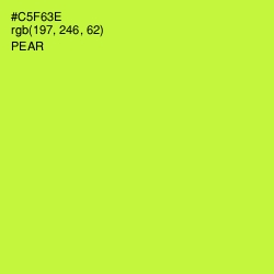 #C5F63E - Pear Color Image