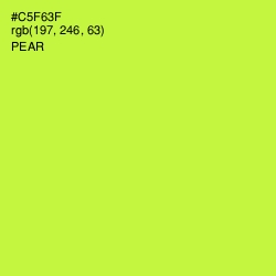 #C5F63F - Pear Color Image