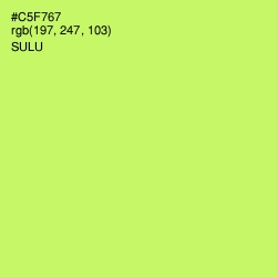 #C5F767 - Sulu Color Image