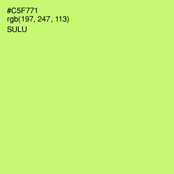 #C5F771 - Sulu Color Image