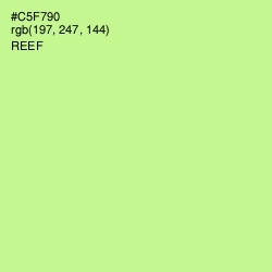 #C5F790 - Reef Color Image