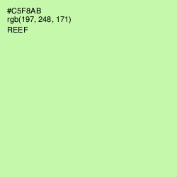 #C5F8AB - Reef Color Image