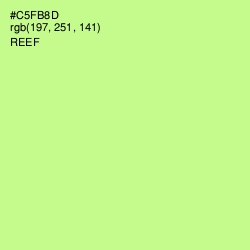 #C5FB8D - Reef Color Image