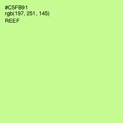 #C5FB91 - Reef Color Image
