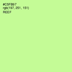 #C5FB97 - Reef Color Image