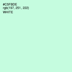 #C5FBDE - Blue Romance Color Image