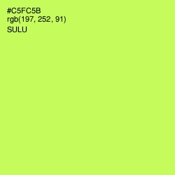 #C5FC5B - Sulu Color Image