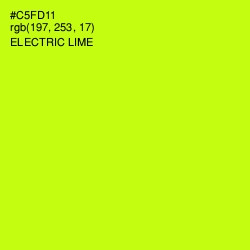 #C5FD11 - Electric Lime Color Image