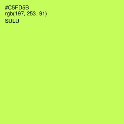 #C5FD5B - Sulu Color Image