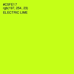 #C5FE17 - Electric Lime Color Image