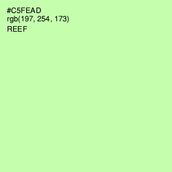 #C5FEAD - Reef Color Image