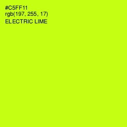 #C5FF11 - Electric Lime Color Image