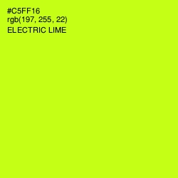 #C5FF16 - Electric Lime Color Image