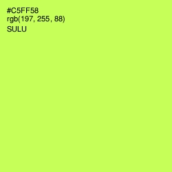#C5FF58 - Sulu Color Image