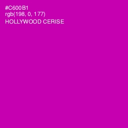 #C600B1 - Hollywood Cerise Color Image
