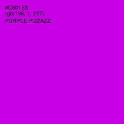 #C601E3 - Purple Pizzazz Color Image