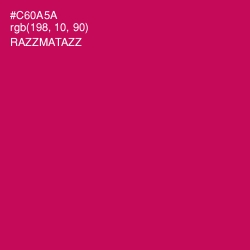 #C60A5A - Razzmatazz Color Image