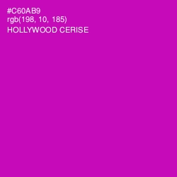 #C60AB9 - Hollywood Cerise Color Image