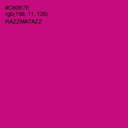 #C60B7E - Razzmatazz Color Image