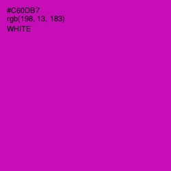 #C60DB7 - Red Violet Color Image