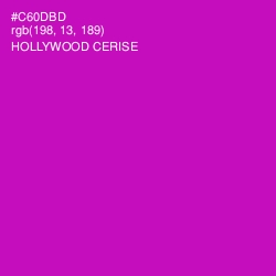 #C60DBD - Hollywood Cerise Color Image