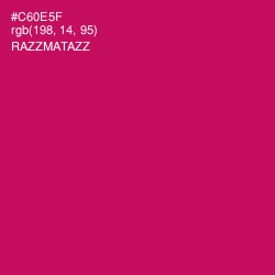#C60E5F - Razzmatazz Color Image