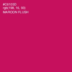 #C6105D - Maroon Flush Color Image