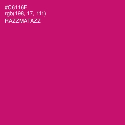 #C6116F - Razzmatazz Color Image