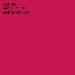 #C61551 - Maroon Flush Color Image