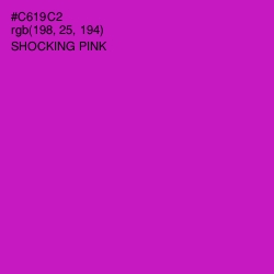 #C619C2 - Shocking Pink Color Image