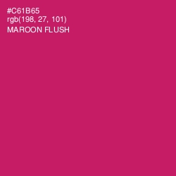 #C61B65 - Maroon Flush Color Image