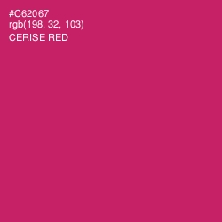 #C62067 - Cerise Red Color Image