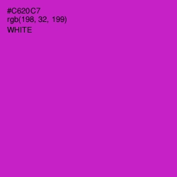 #C620C7 - Shocking Pink Color Image