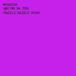 #C622E9 - Razzle Dazzle Rose Color Image