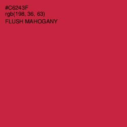 #C6243F - Flush Mahogany Color Image