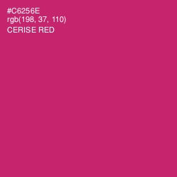 #C6256E - Cerise Red Color Image