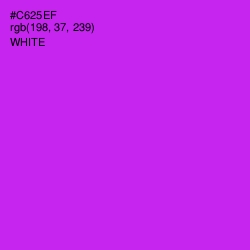 #C625EF - Razzle Dazzle Rose Color Image