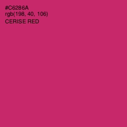 #C6286A - Cerise Red Color Image