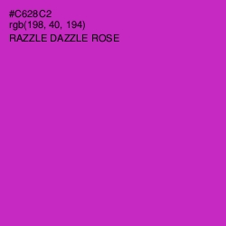 #C628C2 - Razzle Dazzle Rose Color Image