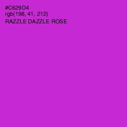 #C629D4 - Razzle Dazzle Rose Color Image