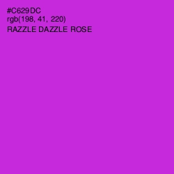 #C629DC - Razzle Dazzle Rose Color Image