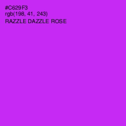 #C629F3 - Razzle Dazzle Rose Color Image