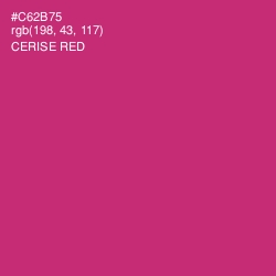 #C62B75 - Cerise Red Color Image